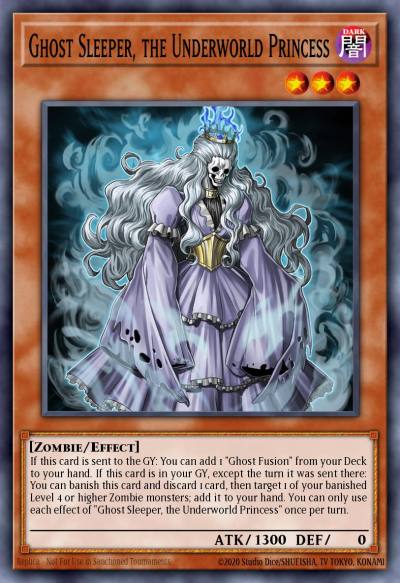 Ghost Sleeper the Underworld Princess Ultra Rare BLMR-EN024 Battles of Legend Monstrous Revenge Yugioh card