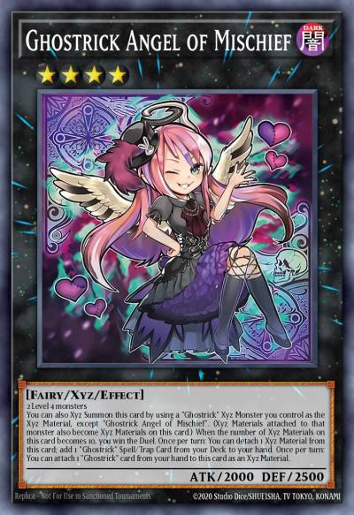 Ghostrick Angel of Mischief Super Rare RA01-EN036 25th Anniversary Rarity Collection Yugioh card
