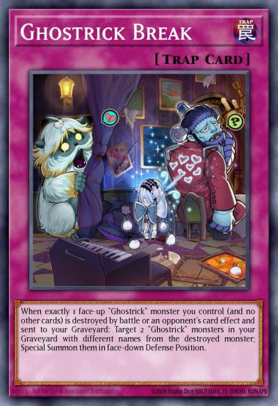 Ghostrick Break Common OP18-EN025 OTS Tournament Pack 18 Yugioh card