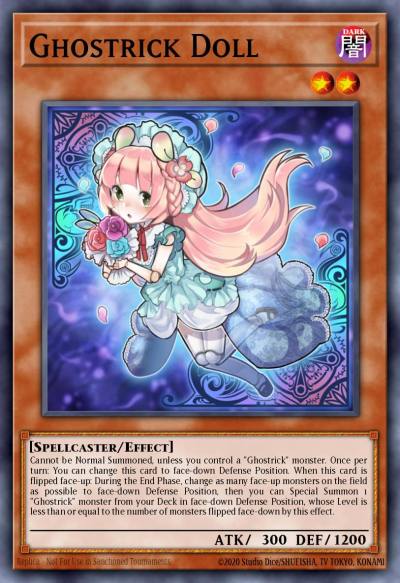 Ghostrick Doll Super Rare OP27-EN004 OTS Tournament Pack 27 Yugioh card