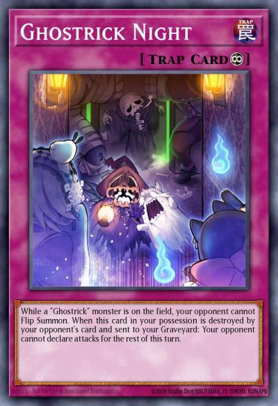 Ghostrick Night Common PRIO-EN074 Primal Origin Yugioh card