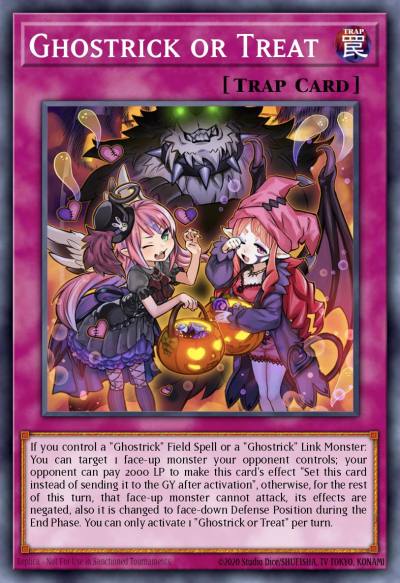 Ghostrick or Treat Common BACH-EN076 Battle of Chaos Yugioh card