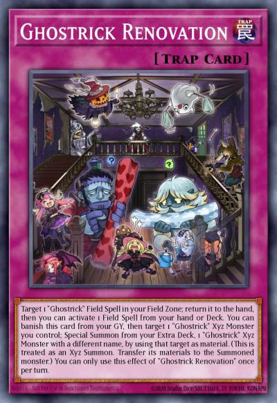 Ghostrick Renovation Common EXFO-EN074 Extreme Force Yugioh card