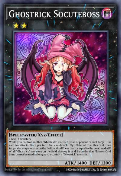 Ghostrick Socuteboss Ultra Rare GFP2-EN140 Ghosts From the Past The 2nd Haunting Yugioh card