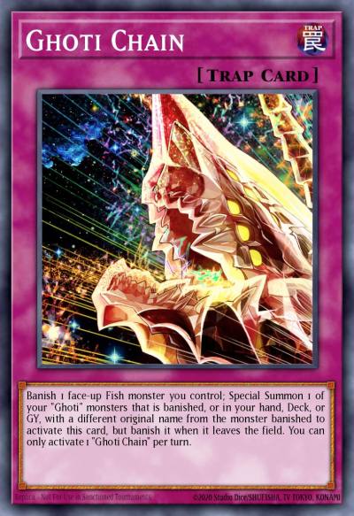 Ghoti Chain Common POTE-EN091 Power of the Elements Yugioh card