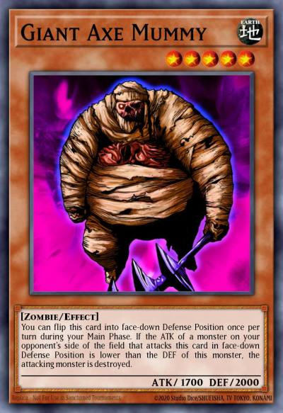 Giant Axe Mummy Common DB2-EN223 Dark Beginning 2 Yugioh card