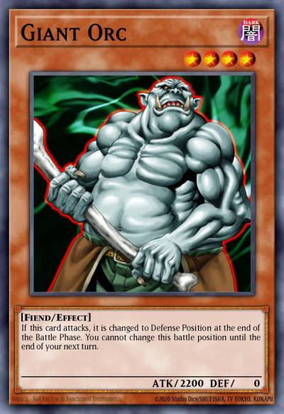 Giant Orc Common DR1-EN067 Dark Revelation Volume 1 Yugioh card