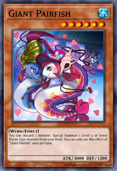 Giant Pairfish Rare DOCS-EN037 Dimension of Chaos Yugioh card