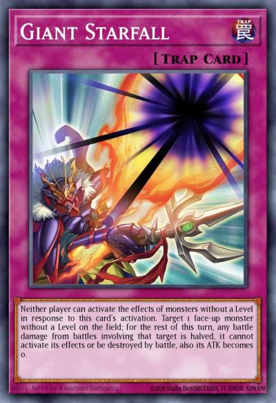 Giant Starfall Common BODE-EN079 Burst of Destiny Yugioh card