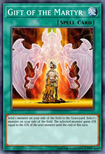 Gift of the Martyr Common DR3-EN219 Dark Revelation Volume 3 Yugioh card