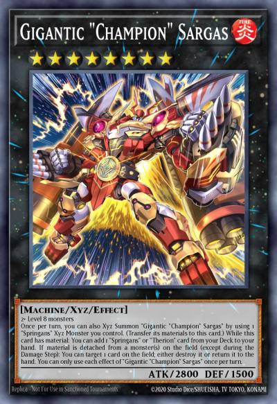 Gigantic Champion Sargas Prismatic Secret Rare MP24-EN071 25th Anniversary Tin Dueling Mirrors Yugioh card