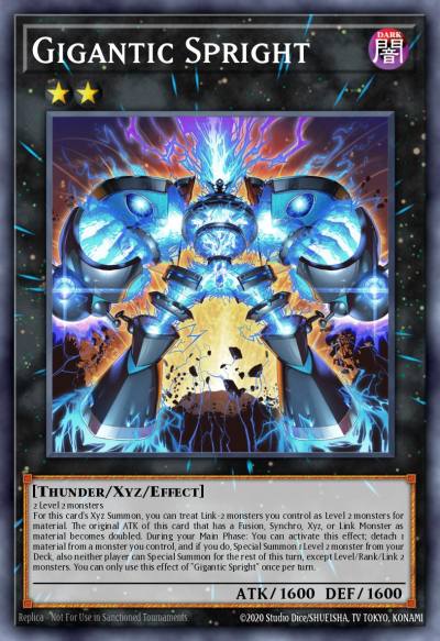 Gigantic Spright Quarter Century Secret Rare BLTR-EN091 Battles of Legend Terminal Revenge Yugioh card