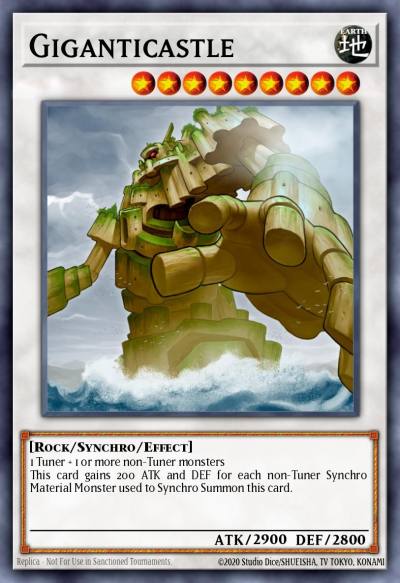 Giganticastle Rare SHSP-EN058 Shadow Specters Yugioh card