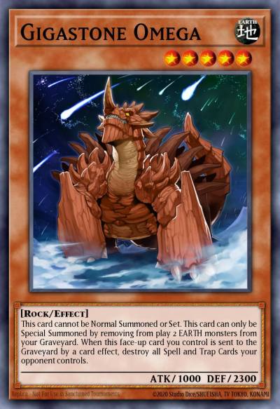 Gigastone Omega Common RGBT-EN032 Raging Battle Yugioh card