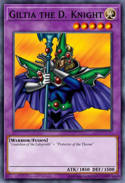 Giltia the D Knight Common MRD-094 Metal Raiders Yugioh card