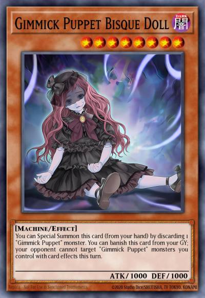Gimmick Puppet Bisque Doll Super Rare LED5-EN036 Legendary Duelists Immortal Destiny Yugioh card