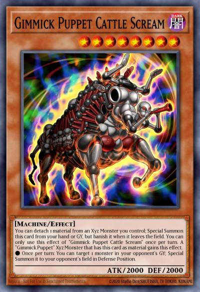 Gimmick Puppet Cattle Scream Common MP25-EN381 2025 Mega-Pack Tin Yugioh card