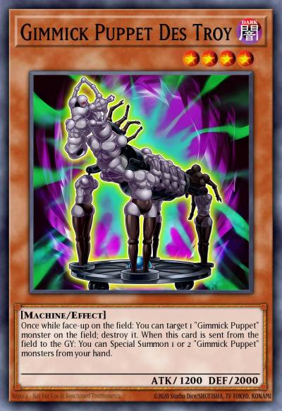 Gimmick Puppet Des Troy Common LED5-EN041 Legendary Duelists Immortal Destiny Yugioh card