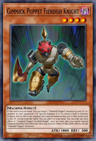 Gimmick Puppet Fiendish Knight Super Rare MZTM-EN047 Maze of the Master Yugioh card