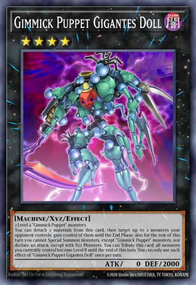 Gimmick Puppet Gigantes Doll Super Rare LED5-EN034 Legendary Duelists Immortal Destiny Yugioh card