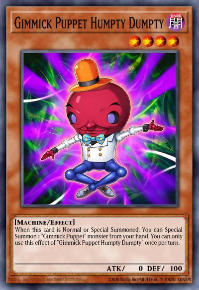 Gimmick Puppet Humpty Dumpty Common LED5-EN042 Legendary Duelists Immortal Destiny Yugioh card