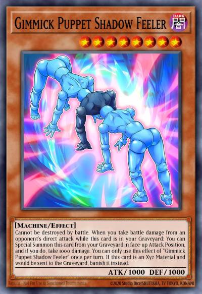 Gimmick Puppet Shadow Feeler Gold Secret Rare PGLD-EN012 Premium Gold Yugioh card