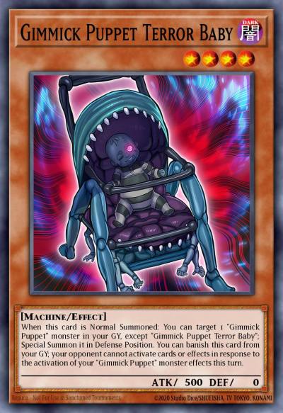 Gimmick Puppet Terror Baby Rare LED5-EN035 Legendary Duelists Immortal Destiny Yugioh card