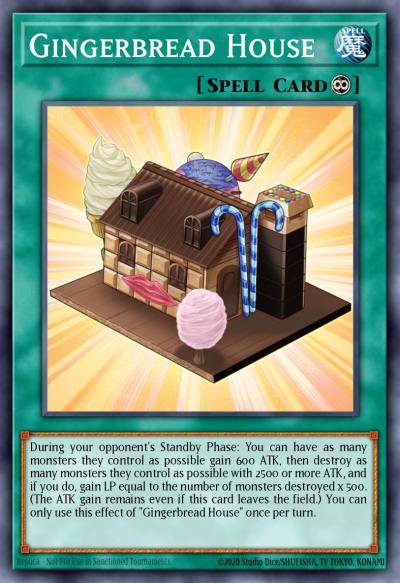 Gingerbread House Common BLC1-EN079 Battles of Legend Chapter 1 Yugioh card