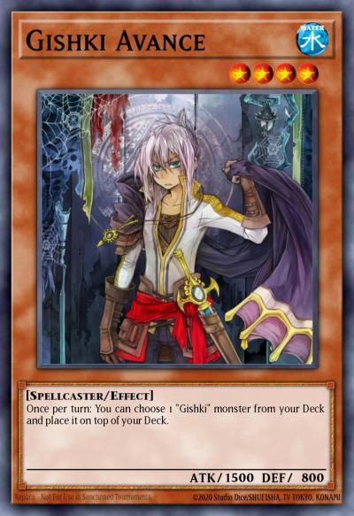 Gishki Avance Duel Terminal Normal Parallel Rare DT07-EN016 Duel Terminal 7a Yugioh card