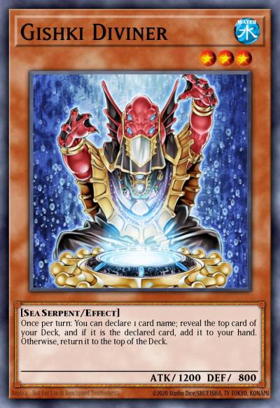 Gishki Diviner Rare GENF-EN027 Generation Force Yugioh card