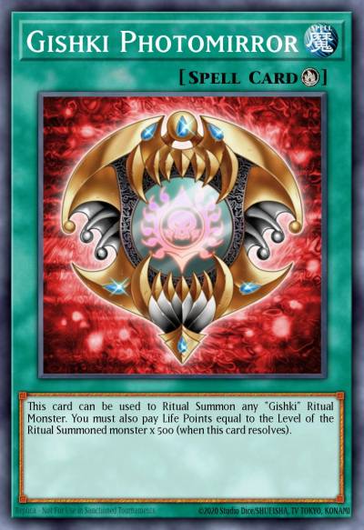 Gishki Photomirror Duel Terminal Normal Parallel Rare DT07-EN044 Duel Terminal 7a Yugioh card