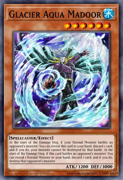 Glacier Aqua Madoor Rare MP22-EN135 2022 Tin of the Pharaohs Gods Yugioh card