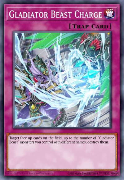 Gladiator Beast Charge Common MP20-EN193 2020 Tin of Lost Memories Mega Pack Yugioh card