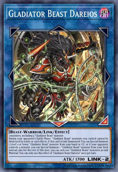 Gladiator Beast Dareios Common SUDA-EN048 Supreme Darkness Yugioh card