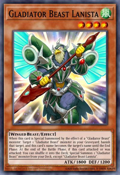 Gladiator Beast Lanista Ultra Rare LCGX-EN252 Legendary Collection 2 The Duel Academy Years Mega Pack Yugioh card