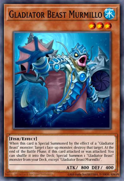 Gladiator Beast Murmillo Rare GLAS-EN019 Gladiators Assault Yugioh card
