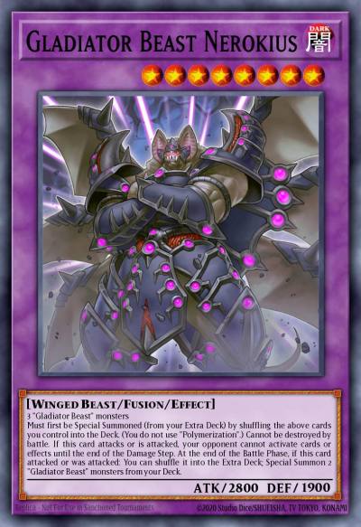 Gladiator Beast Nerokius Secret Rare MP15-EN051 2015 Mega-Tin Mega Pack Yugioh card