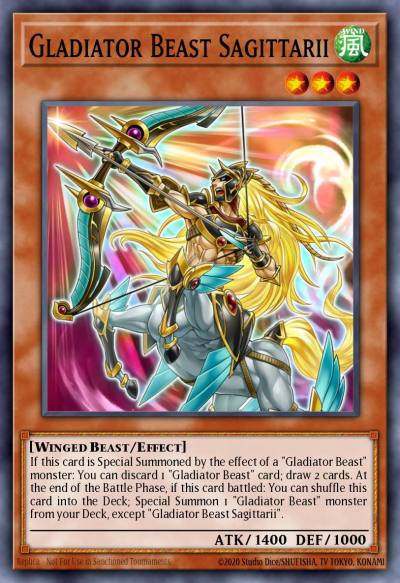 Gladiator Beast Sagittarii Common MP20-EN155 2020 Tin of Lost Memories Mega Pack Yugioh card