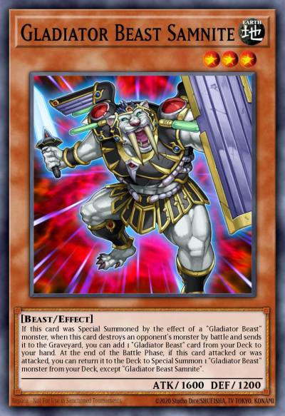 Gladiator Beast Samnite Rare CRMS-EN027 Crimson Crisis Yugioh card