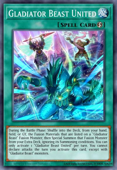 Gladiator Beast United Common MP20-EN185 2020 Tin of Lost Memories Mega Pack Yugioh card
