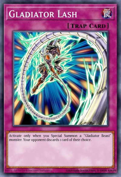 Gladiator Lash Common LODT-EN075 Light of Destruction Yugioh card