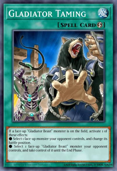 Gladiator Taming Secret Rare EXVC-EN087 Extreme Victory Yugioh card