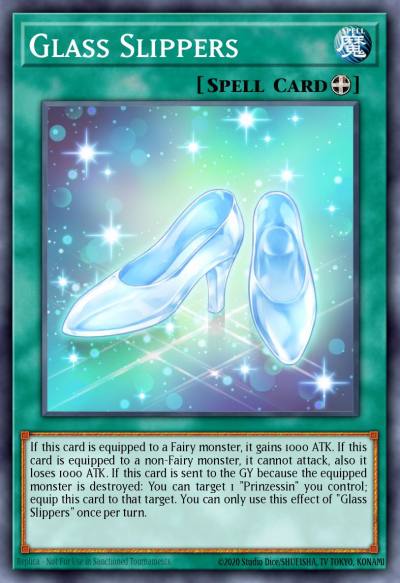 Glass Slippers Secret Rare BLRR-EN011 Battles of Legend Relentless Revenge Yugioh card