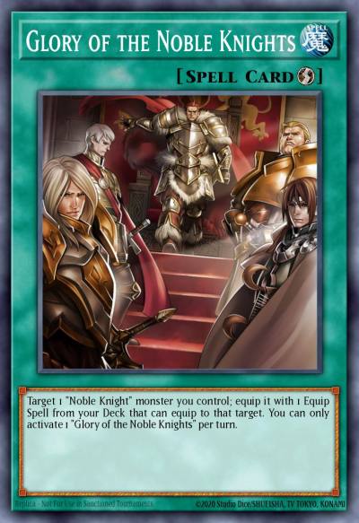 Glory of the Noble Knights Rare MP18-EN207 2018 Mega-Tin Mega Pack Yugioh card