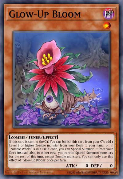 Glow-Up Bloom Ultra Rare GFP2-EN115 Ghosts From the Past The 2nd Haunting Yugioh card