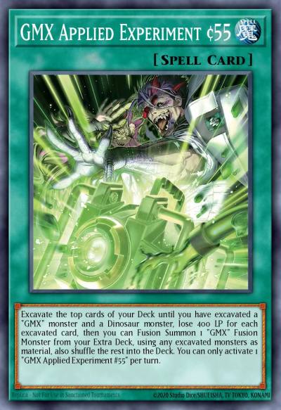 GMX Applied Experiment #55 Super Rare BPRO-EN096 Burst Protocol Yugioh card