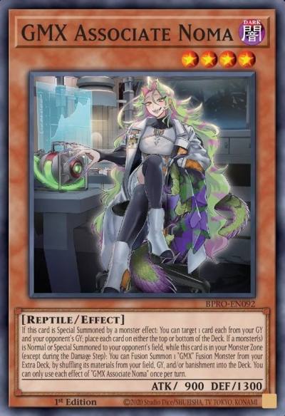 GMX Associate Noma Common BPRO-EN092 Burst Protocol Yugioh card