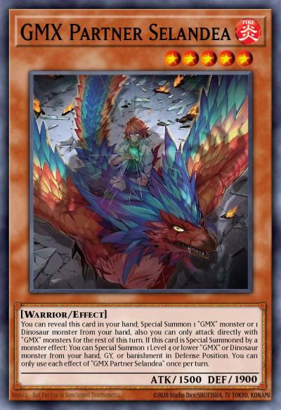 GMX Partner Selandea Starlight Rare BLZD-EN090 Blazing Dominion Yugioh card