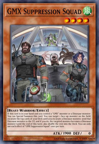 GMX Suppression Squad Common BLZD-EN091 Blazing Dominion Yugioh card