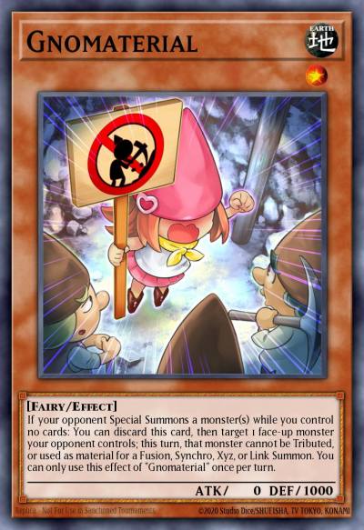 Gnomaterial Ultra Rare MP20-EN050 2020 Tin of Lost Memories Mega Pack Yugioh card